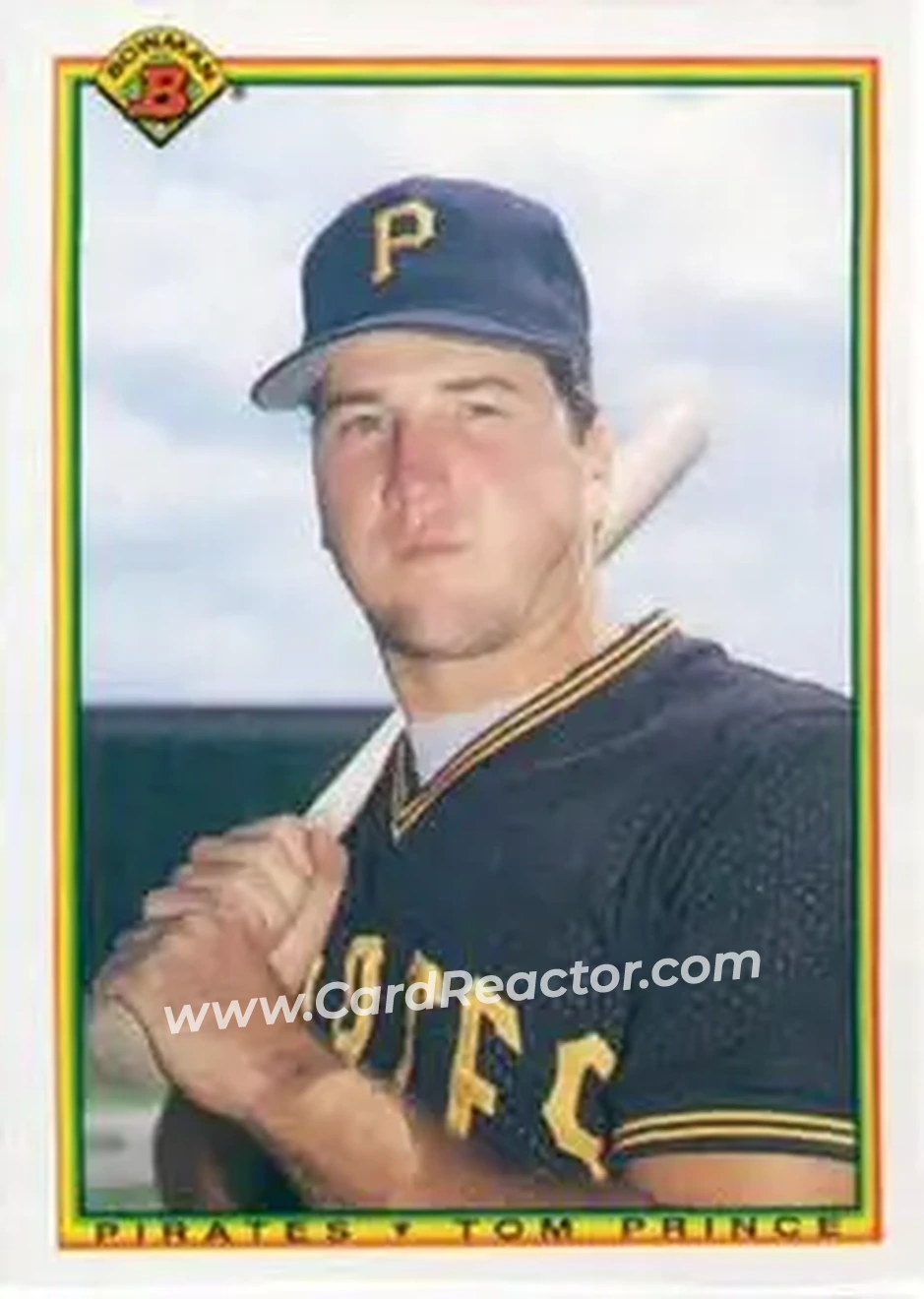 1990 Bowman #176 - Tom Prince - Pittsburgh Pirates - Front