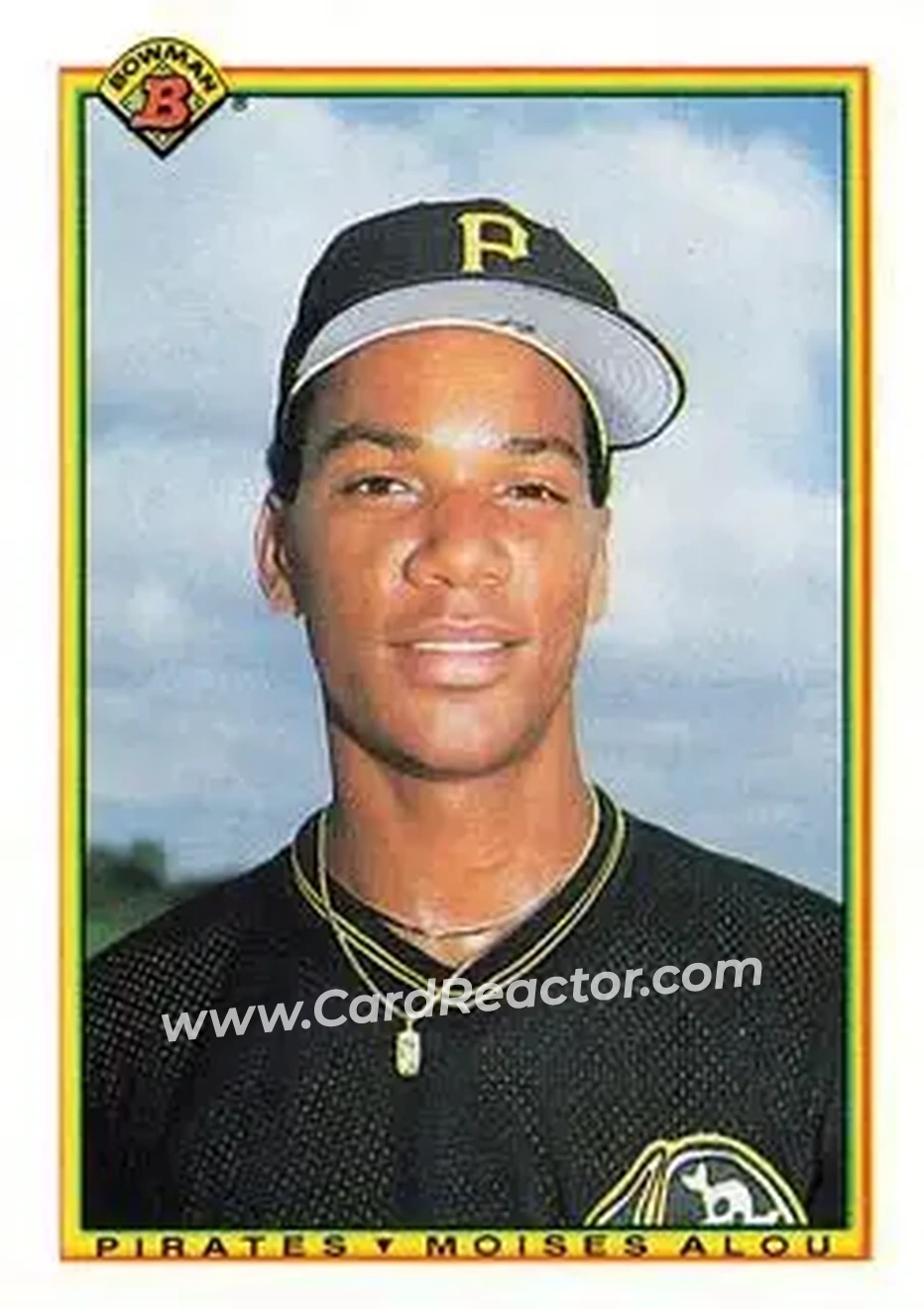 1990 Bowman #178 - Moises Alou - Pittsburgh Pirates - Front