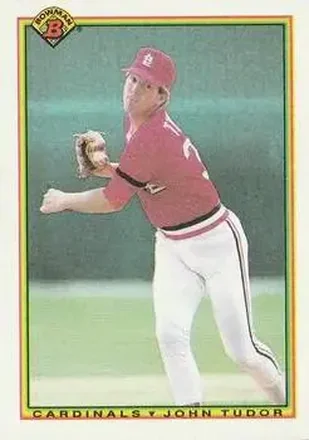 1990 Bowman #188 - John Tudor - St. Louis Cardinals 1990 Bowman #188 - John Tudor - St. Louis Cardinals