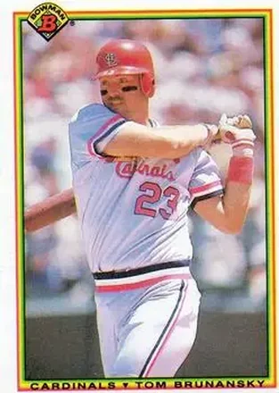 1990 Bowman #202 Tom Brunansky