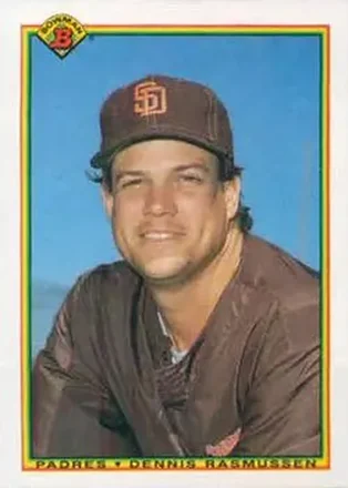 1990 Bowman #205 Dennis Rasmussen