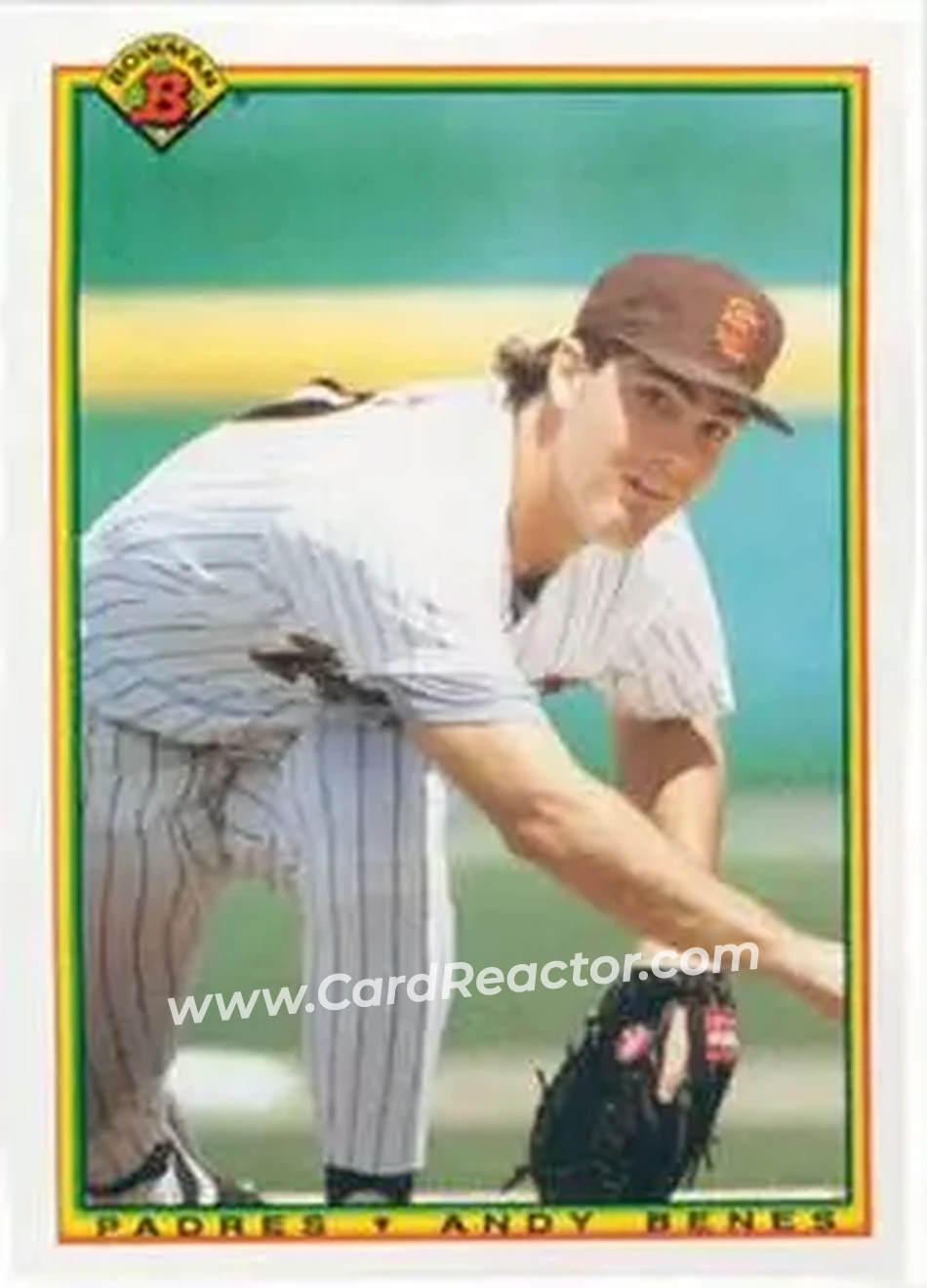 1990 Bowman #207 - Andy Benes - San Diego Padres - Front