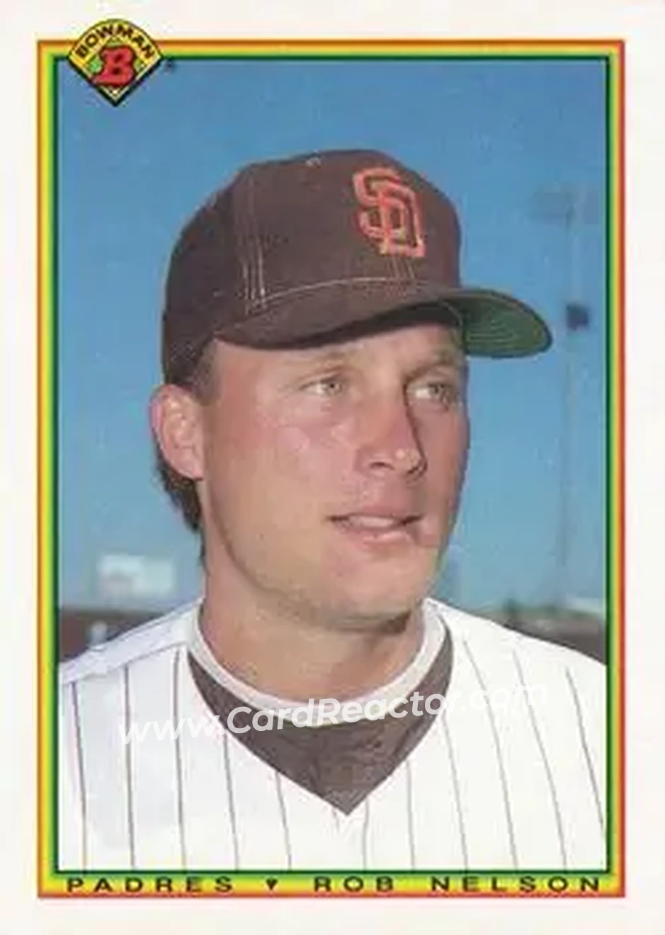 1990 Bowman #213 - Rob Nelson - San Diego Padres - Front