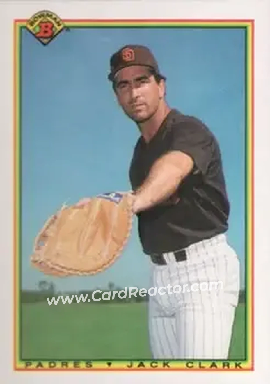 1990 Bowman #214 - Jack Clark - San Diego Padres - Front