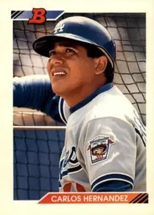 1992 Bowman #5 - Carlos Hernandez - Los Angeles Dodgers
