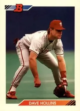 1992 Bowman #6 - Dave Hollins - Philadelphia Phillies