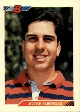 1992 Bowman #8 - Jorge Fabregas - California Angels