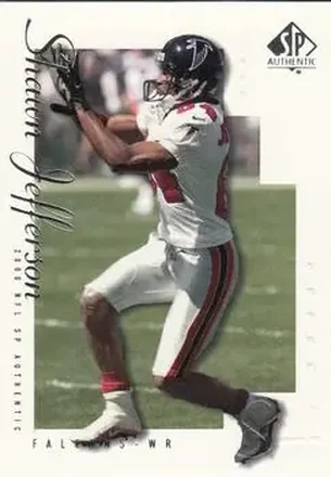 2000 SP Authentic #6 - Shawn Jefferson - Atlanta Falcons
