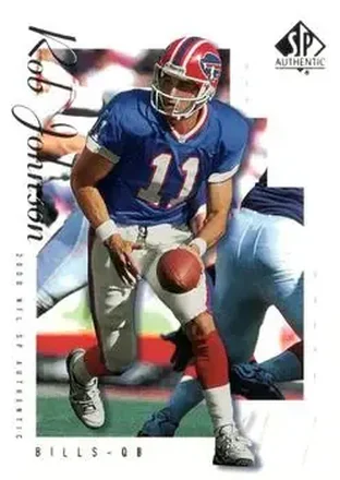 2000 SP Authentic #9 - Rob Johnson - Buffalo Bills