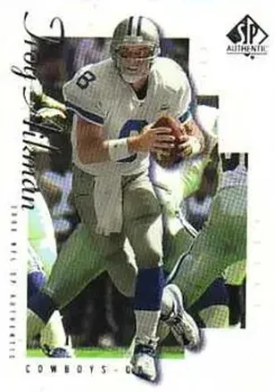 2000 SP Authentic #21 - Troy Aikman - Dallas Cowboys