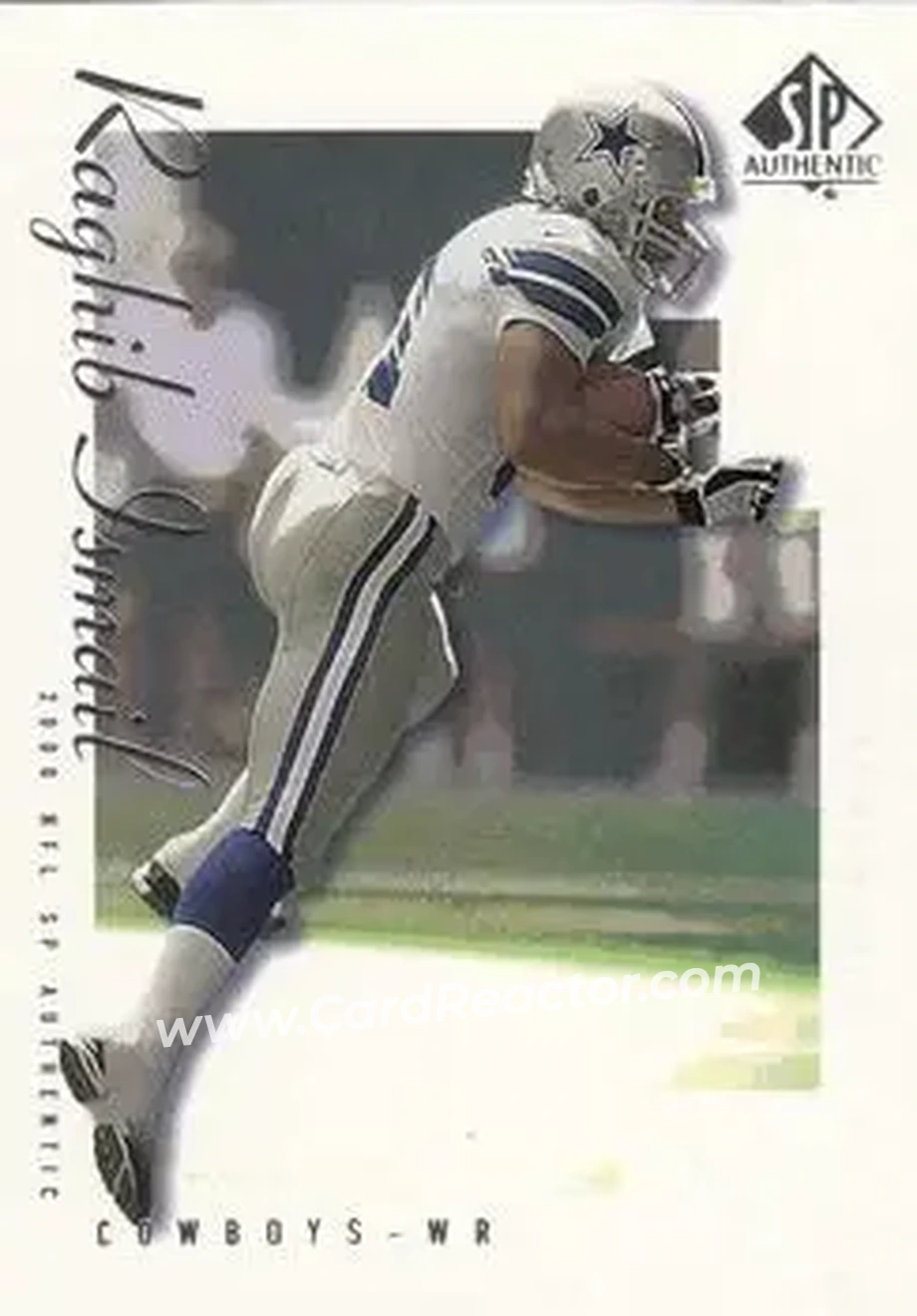 2000 SP Authentic #23 - Rocket Ismail - Dallas Cowboys - Front 2000 SP Authentic #23 - Rocket Ismail - Dallas Cowboys - Front
