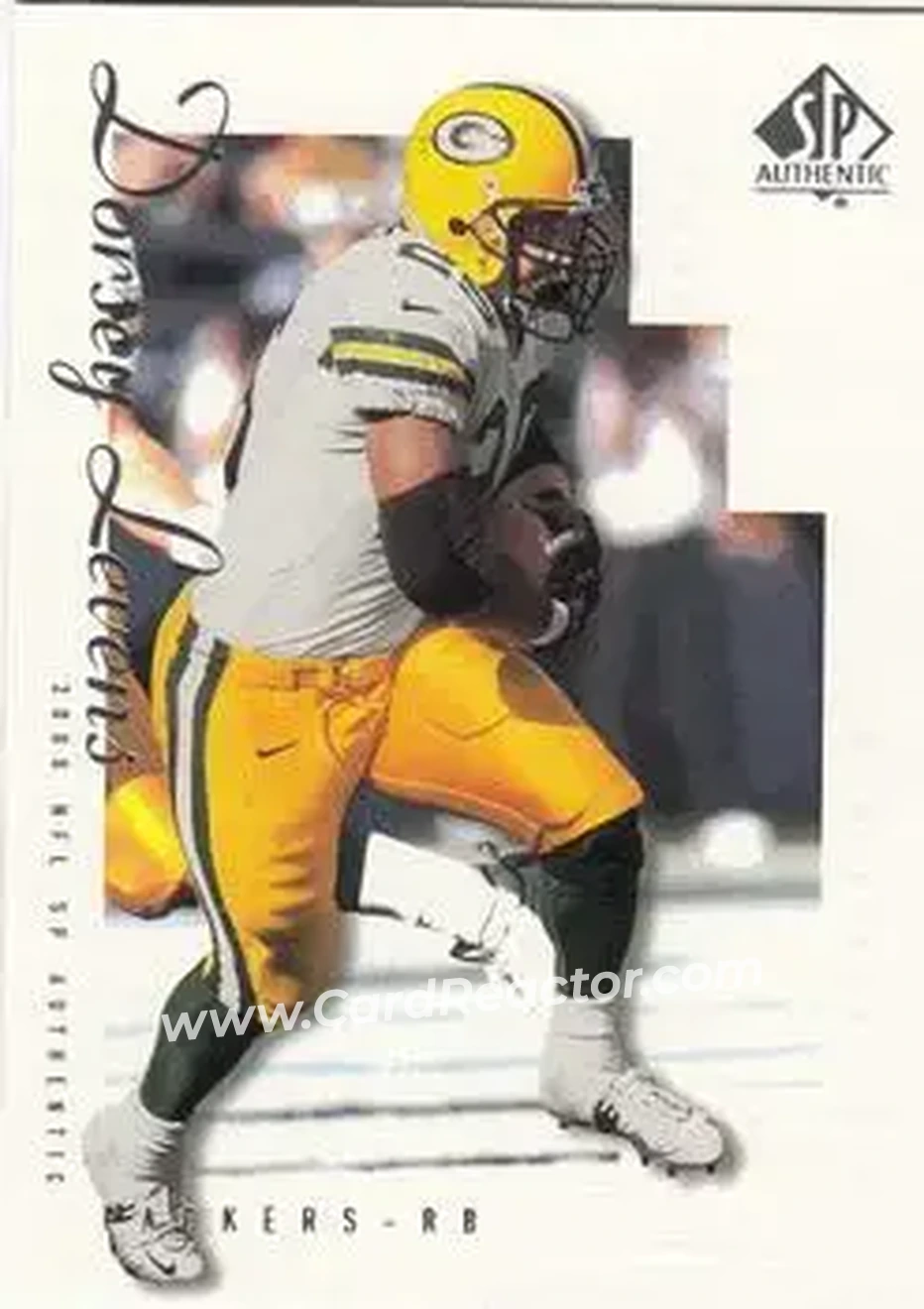 2000 SP Authentic #34 - Dorsey Levens - Green Bay Packers - Front