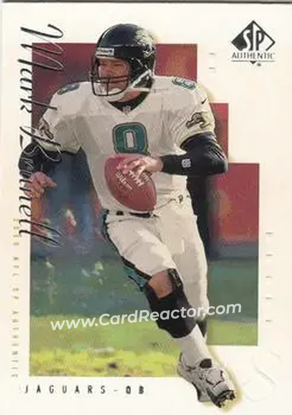 2000 SP Authentic #38 - Mark Brunell - Jacksonville Jaguars - Front