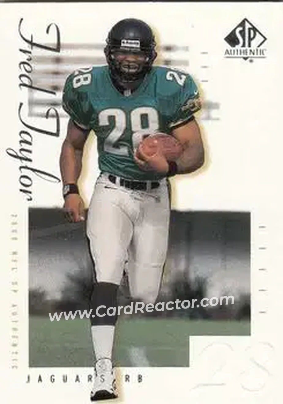 2000 SP Authentic #39 - Fred Taylor - Jacksonville Jaguars - Front