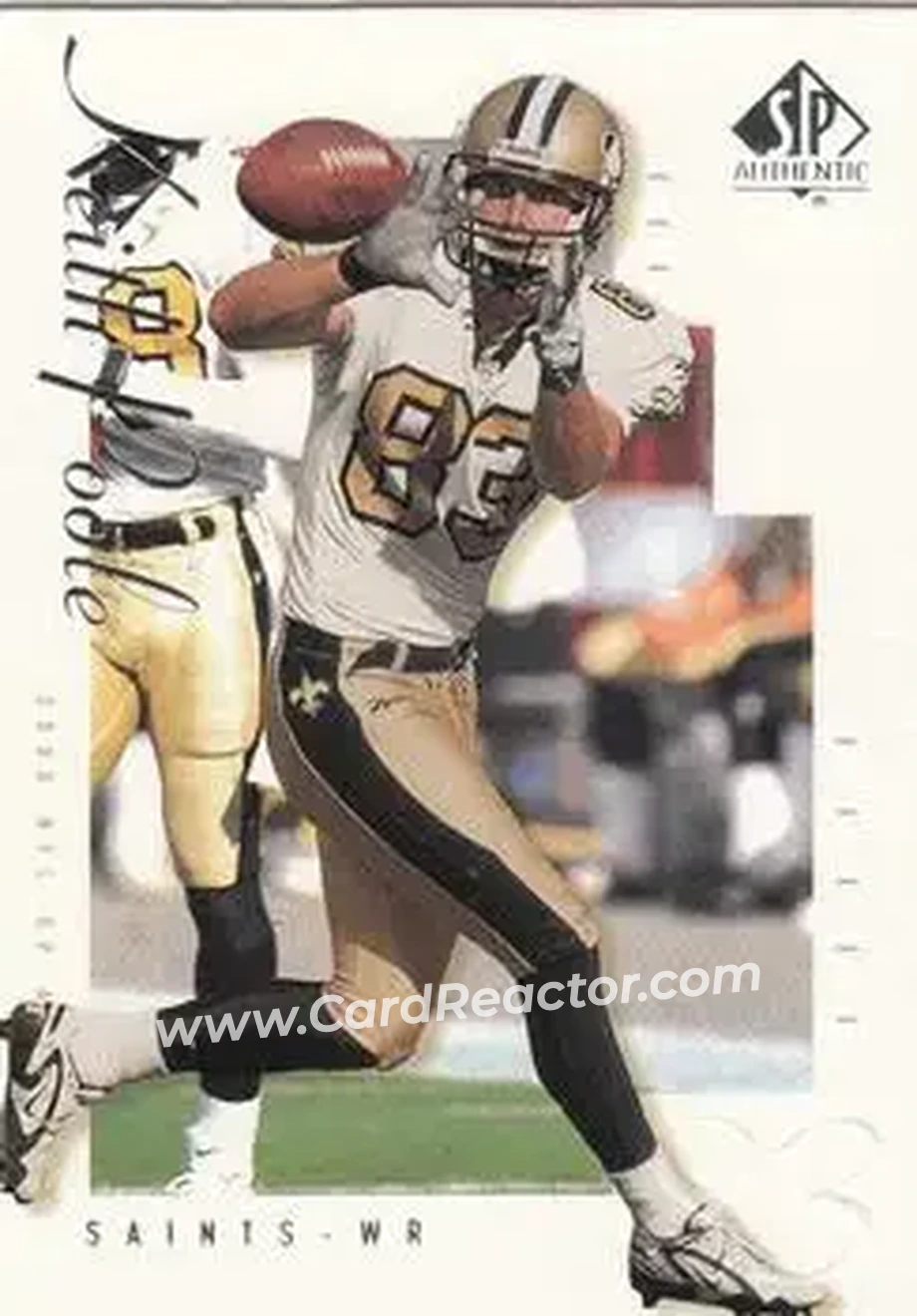 2000 SP Authentic #53 - Keith Poole - New Orleans Saints - Front