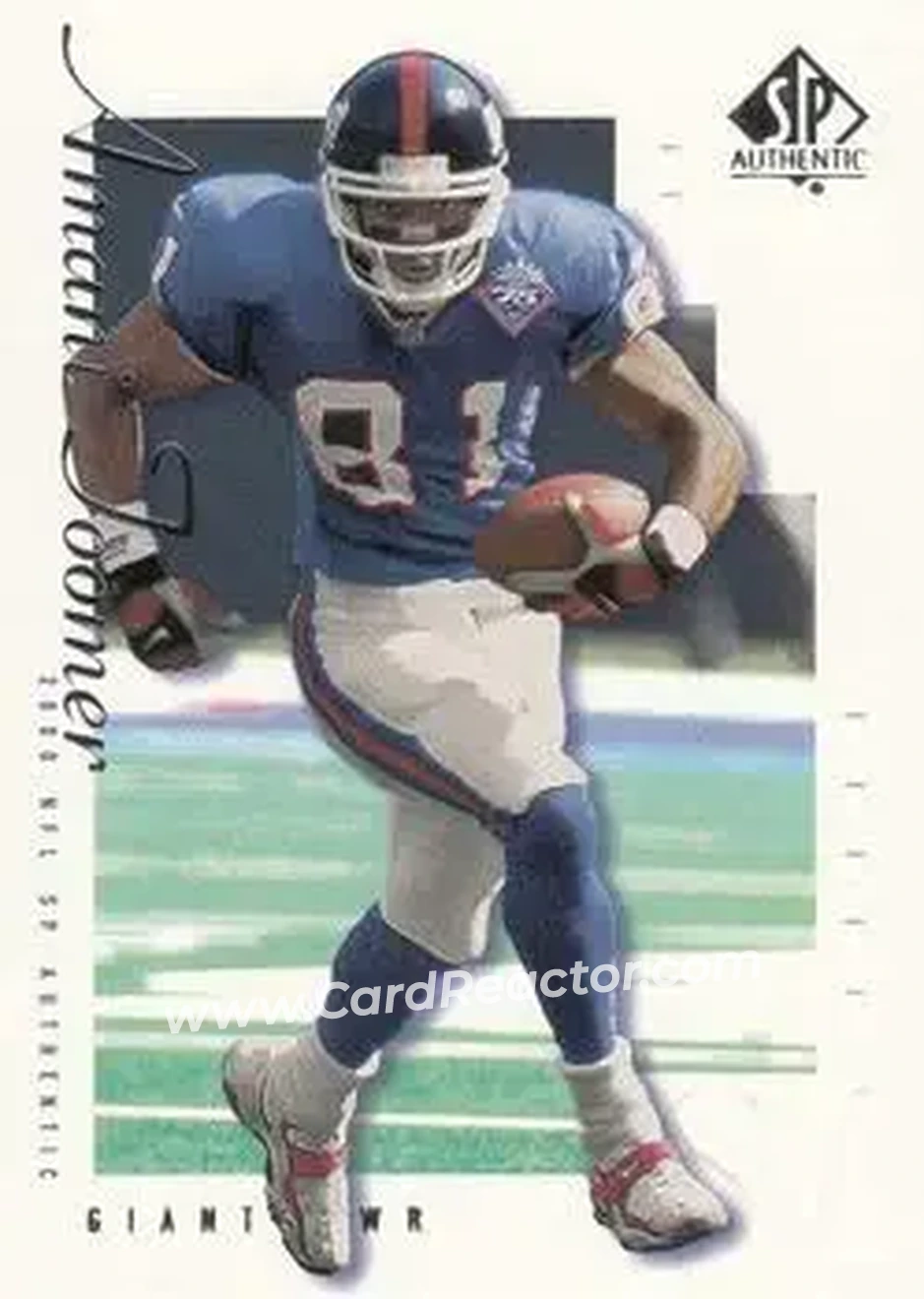 2000 SP Authentic #55 - Amani Toomer - New York Giants