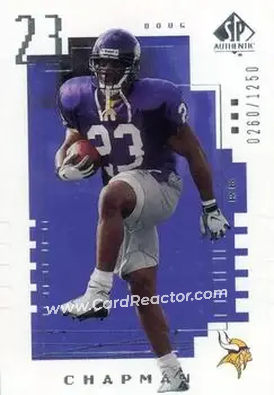 2000 SP Authentic #97 - Doug Chapman - Minnesota Vikings - Front