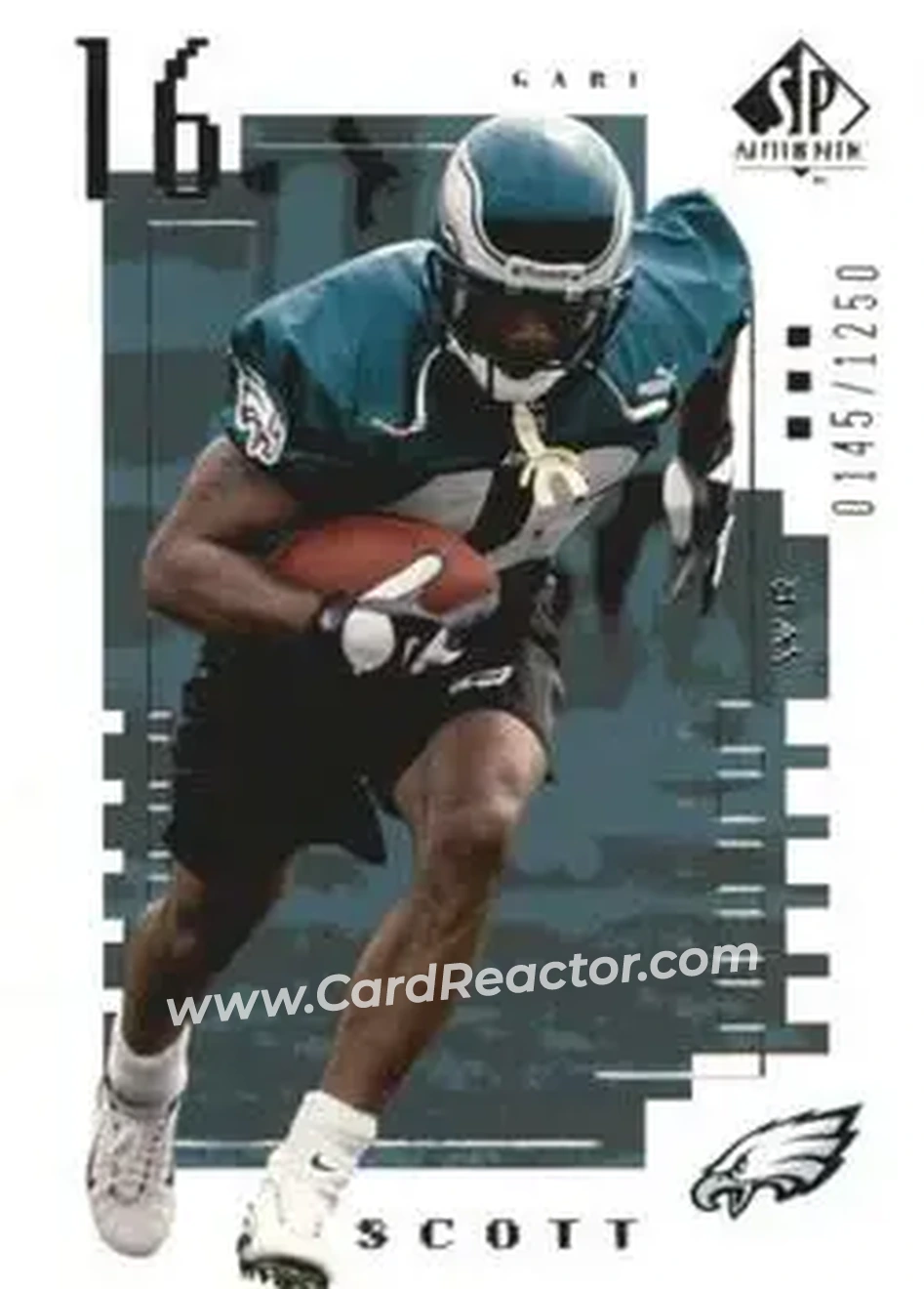 2000 SP Authentic #99 - Gari Scott - Philadelphia Eagles - Front 2000 SP Authentic #99 - Gari Scott - Philadelphia Eagles - Front