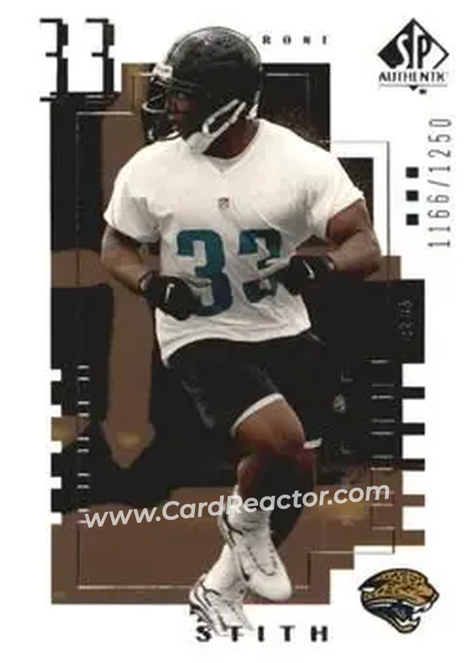 2000 SP Authentic #115 - Shyrone Stith - Jacksonville Jaguars - Front