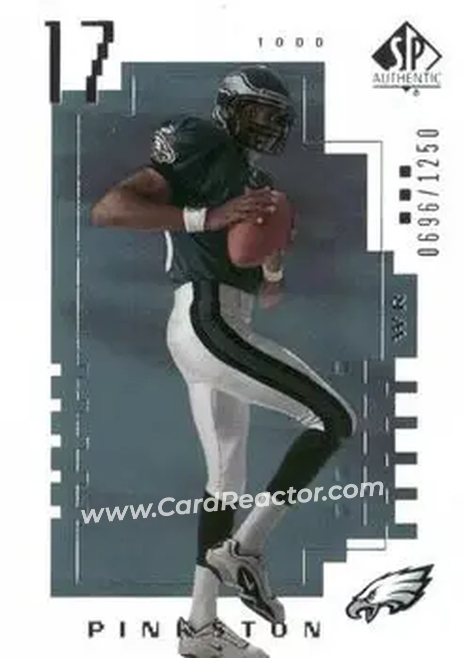 2000 SP Authentic #144 - Todd Pinkston - Philadelphia Eagles - Front