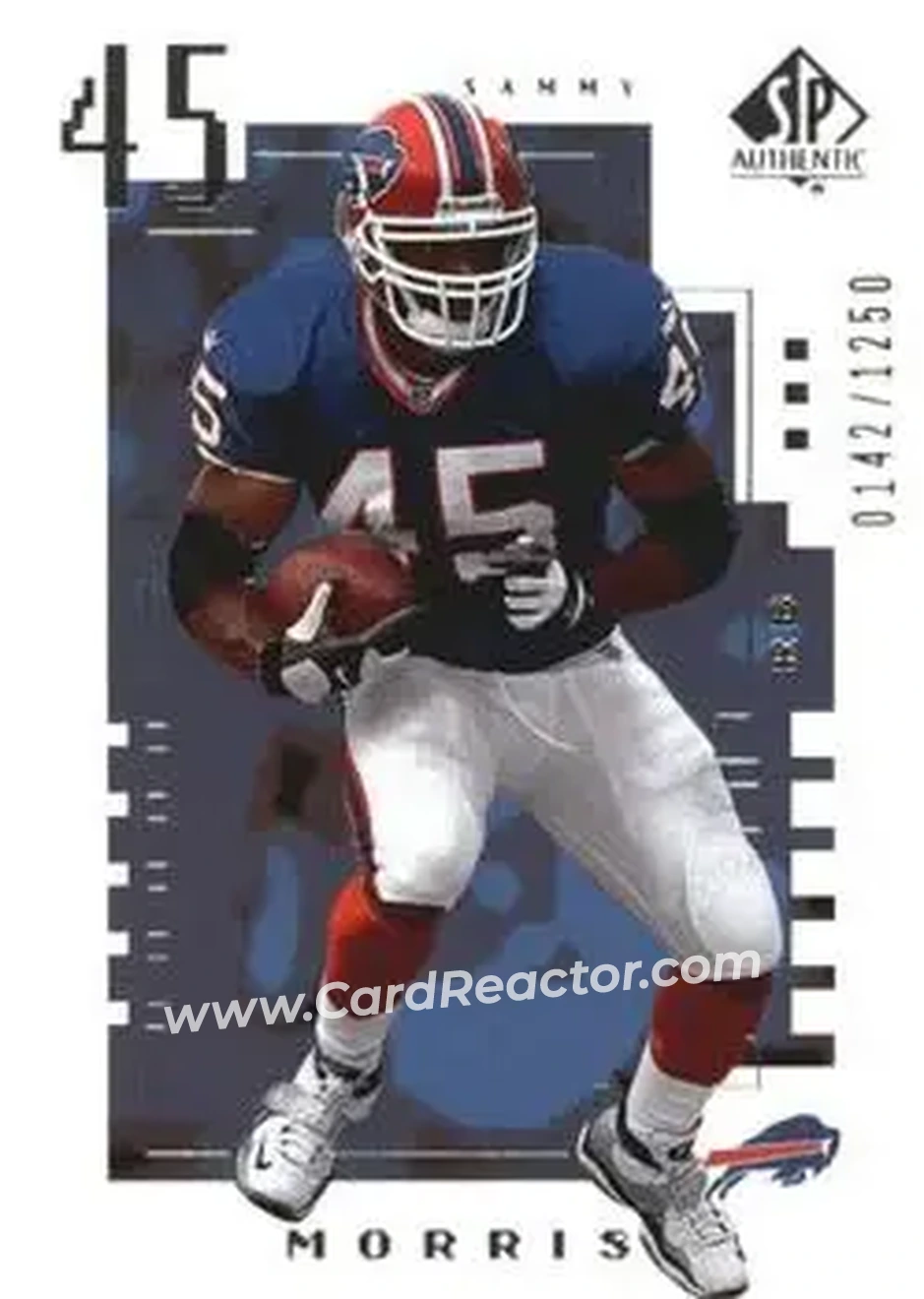 2000 SP Authentic #167 - Sammy Morris - Buffalo Bills - Front