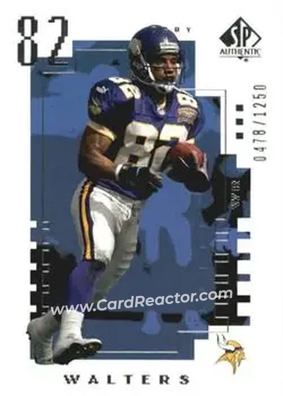 2000 SP Authentic #171 - Troy Walters - Minnesota Vikings - Front