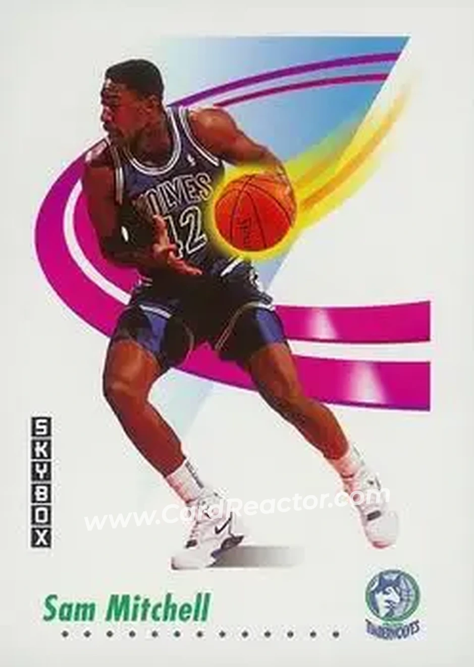 1991-92 SkyBox #171 - Sam Mitchell - Minnesota Timberwolves - Front 1991-92 SkyBox #171 - Sam Mitchell - Minnesota Timberwolves - Front
