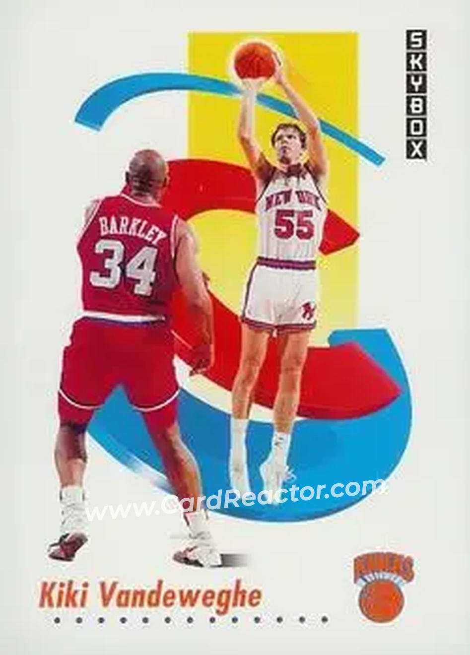 1991-92 SkyBox #196 - Kiki Vandeweghe - New York Knicks - Front 1991-92 SkyBox #196 - Kiki Vandeweghe - New York Knicks - Front