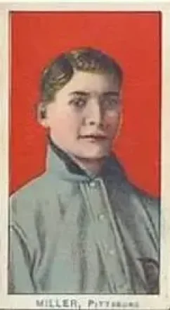 1910 American Caramel (E90-2) #NNO - Dots Miller - Pittsburgh Pirates