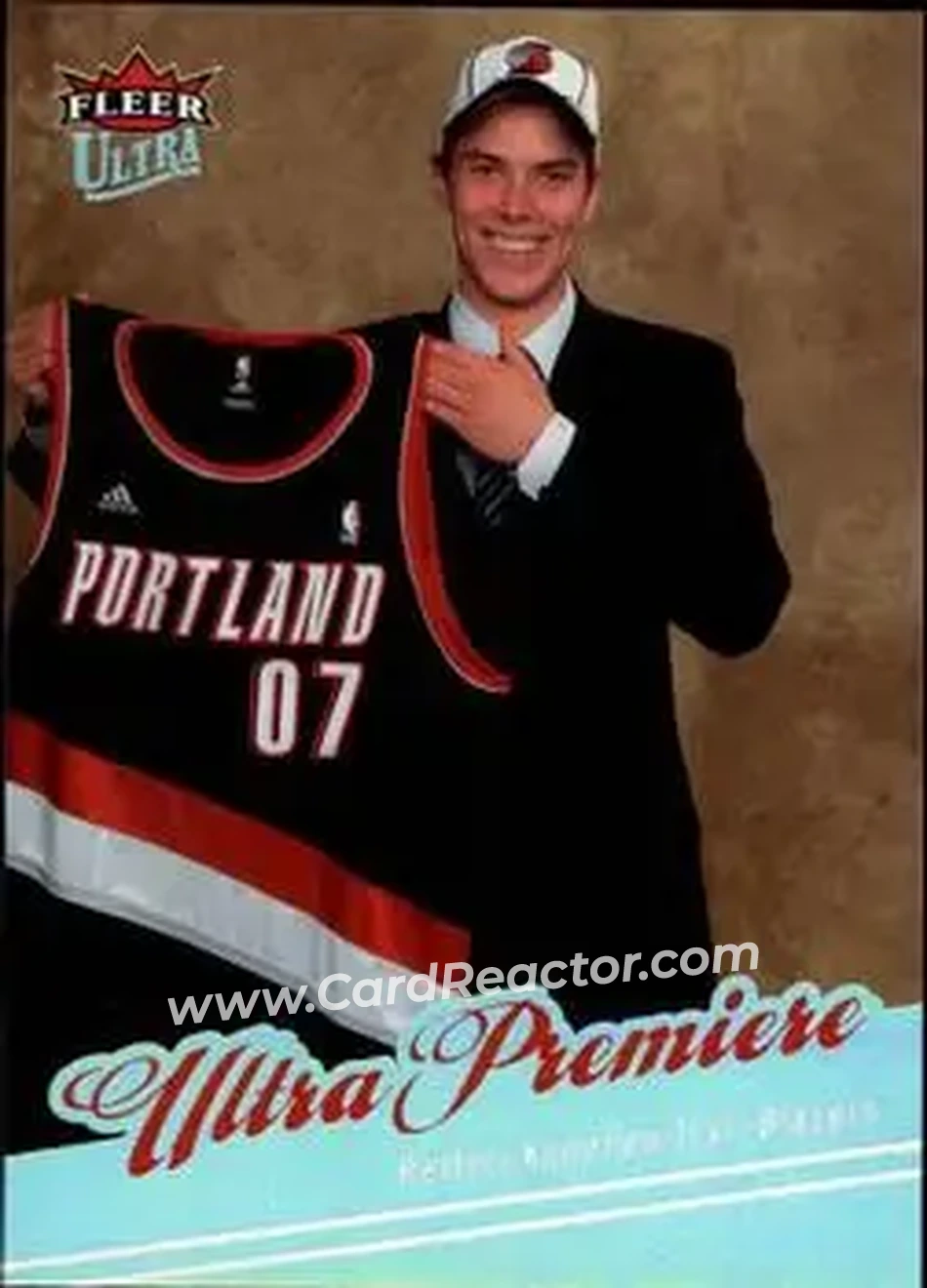 2007-08 Ultra #215 - Petteri Koponen - Portland Trail Blazers - Front