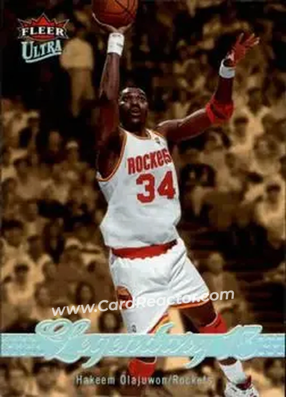 2007-08 Ultra #251 - Hakeem Olajuwon - Houston Rockets - Front