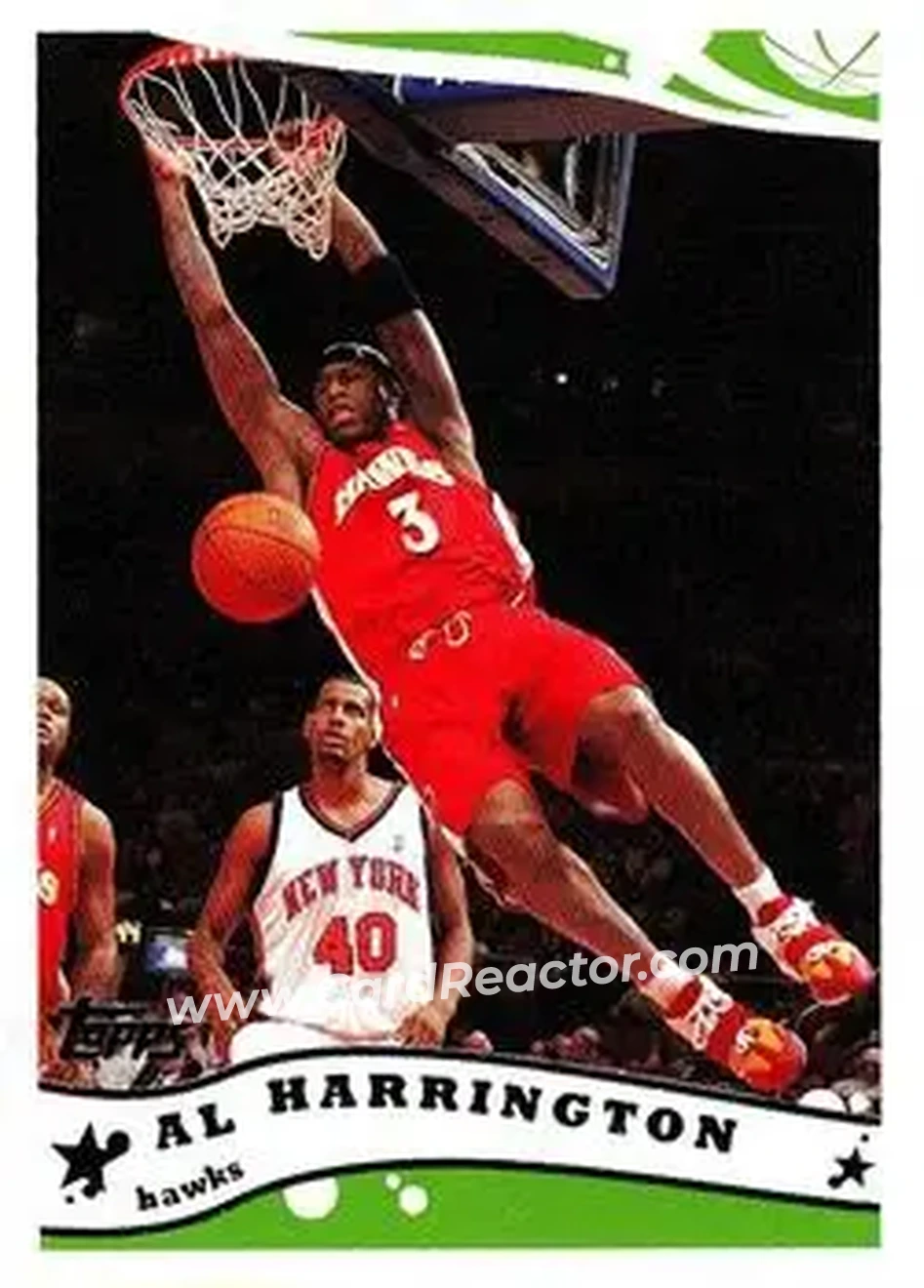 2005-06 Topps #103 - Al Harrington - Atlanta Hawks - Front