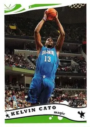 2005-06 Topps #131 - Kelvin Cato - Orlando Magic 2005-06 Topps #131 - Kelvin Cato - Orlando Magic