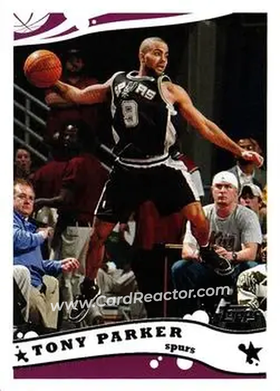2005-06 Topps #122 - Tony Parker - San Antonio Spurs - Front