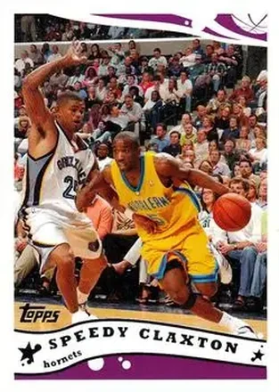 2005-06 Topps #124 - Speedy Claxton - New Orleans Hornets
