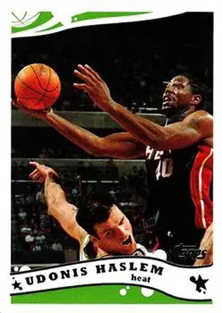 2005-06 Topps #125 - Udonis Haslem - Miami Heat 2005-06 Topps #125 - Udonis Haslem - Miami Heat