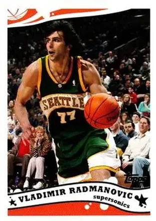 2005-06 Topps #181 - Vladimir Radmanović - Seattle SuperSonics