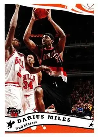 2005-06 Topps #214 - Darius Miles - Portland Trail Blazers