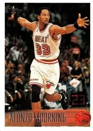 1996-97 Topps #113 - Alonzo Mourning - Miami Heat