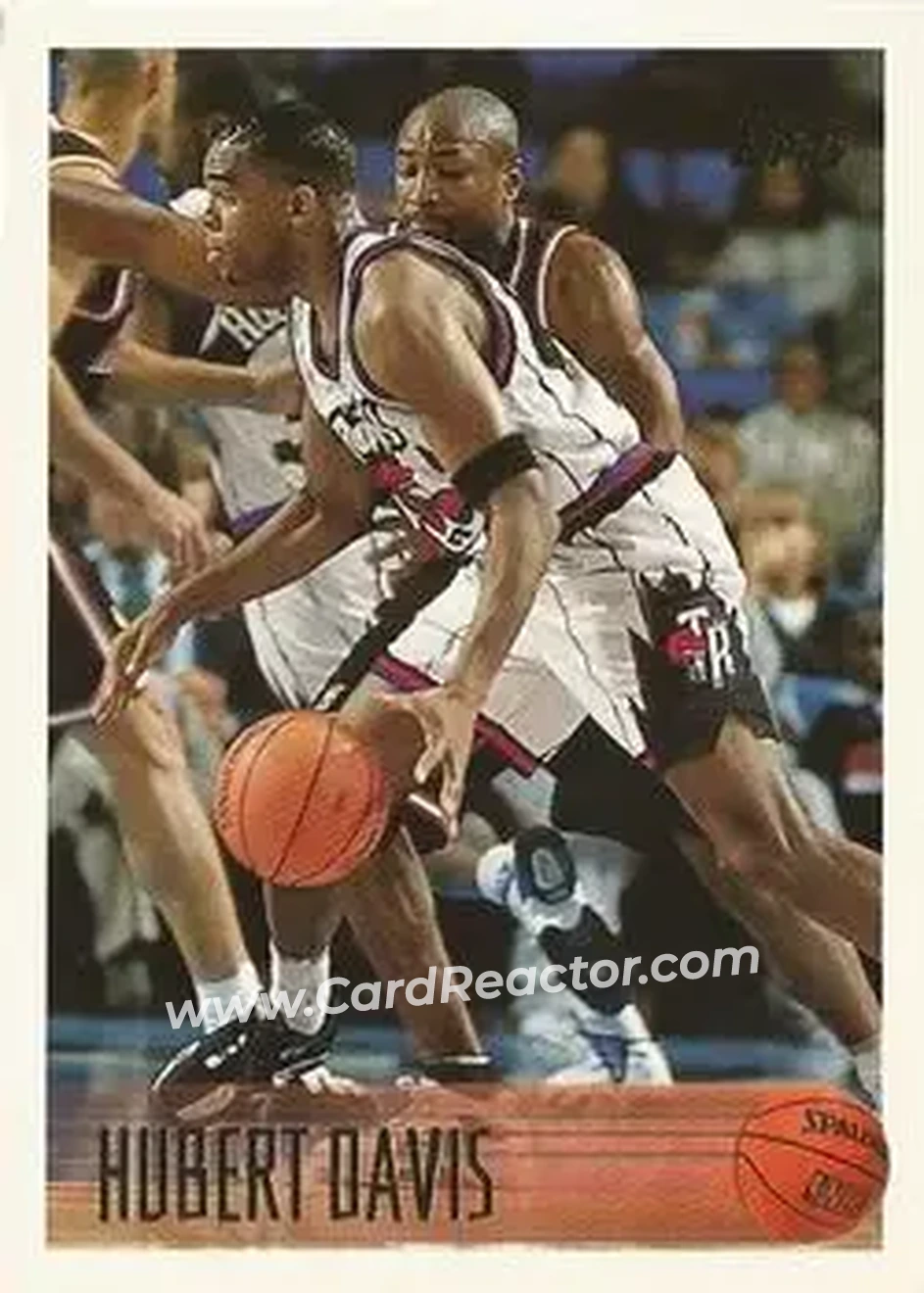 1996-97 Topps #114 - Hubert Davis - Toronto Raptors - Front