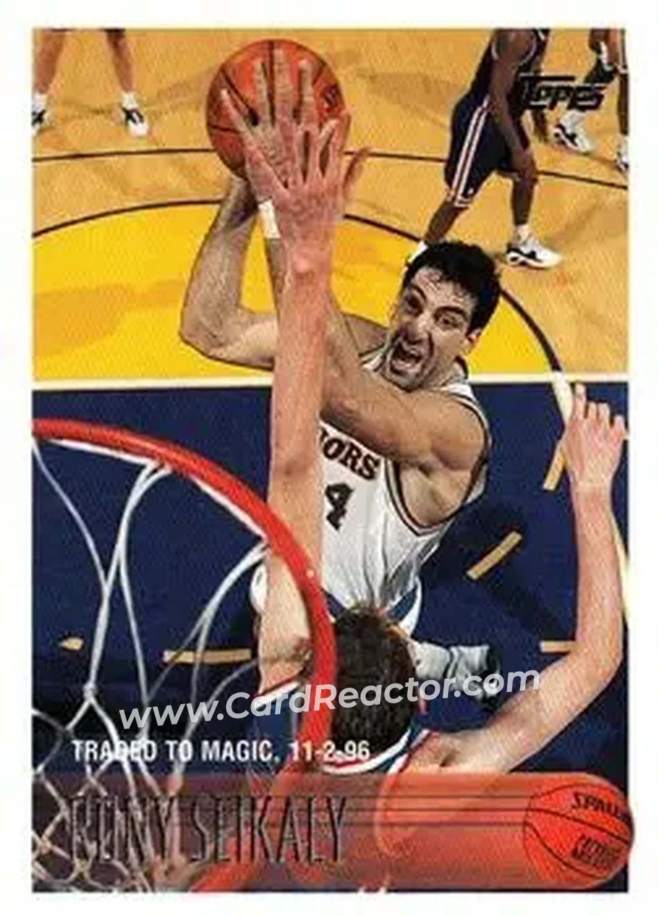 1996-97 Topps #115 - Rony Seikaly - Orlando Magic - Front