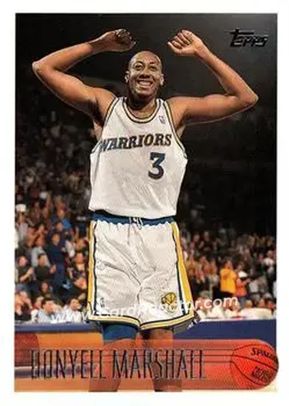 1996-97 Topps #117 - Donyell Marshall - Golden State Warriors - Front