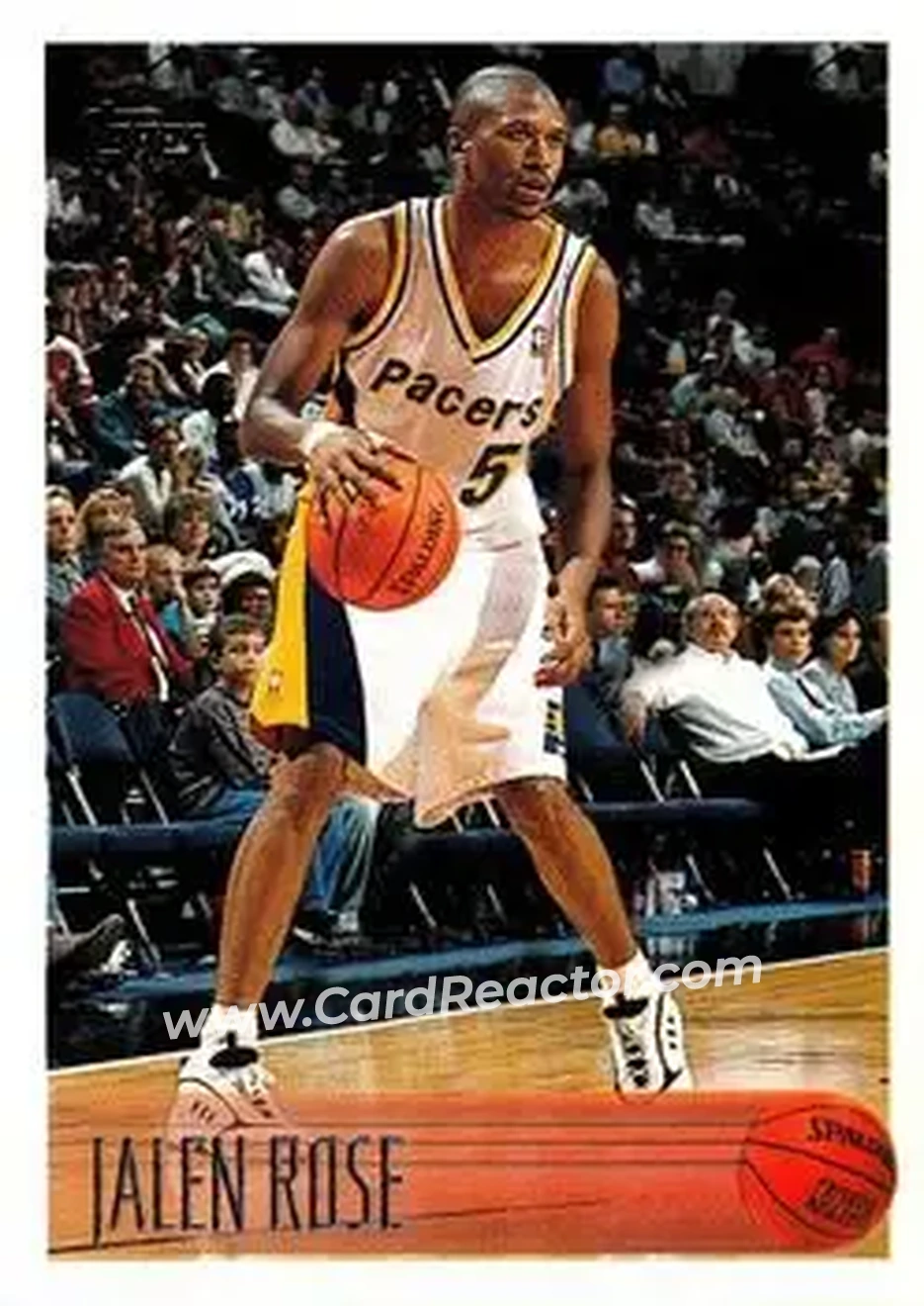 1996-97 Topps #120 - Jalen Rose - Indiana Pacers - Front