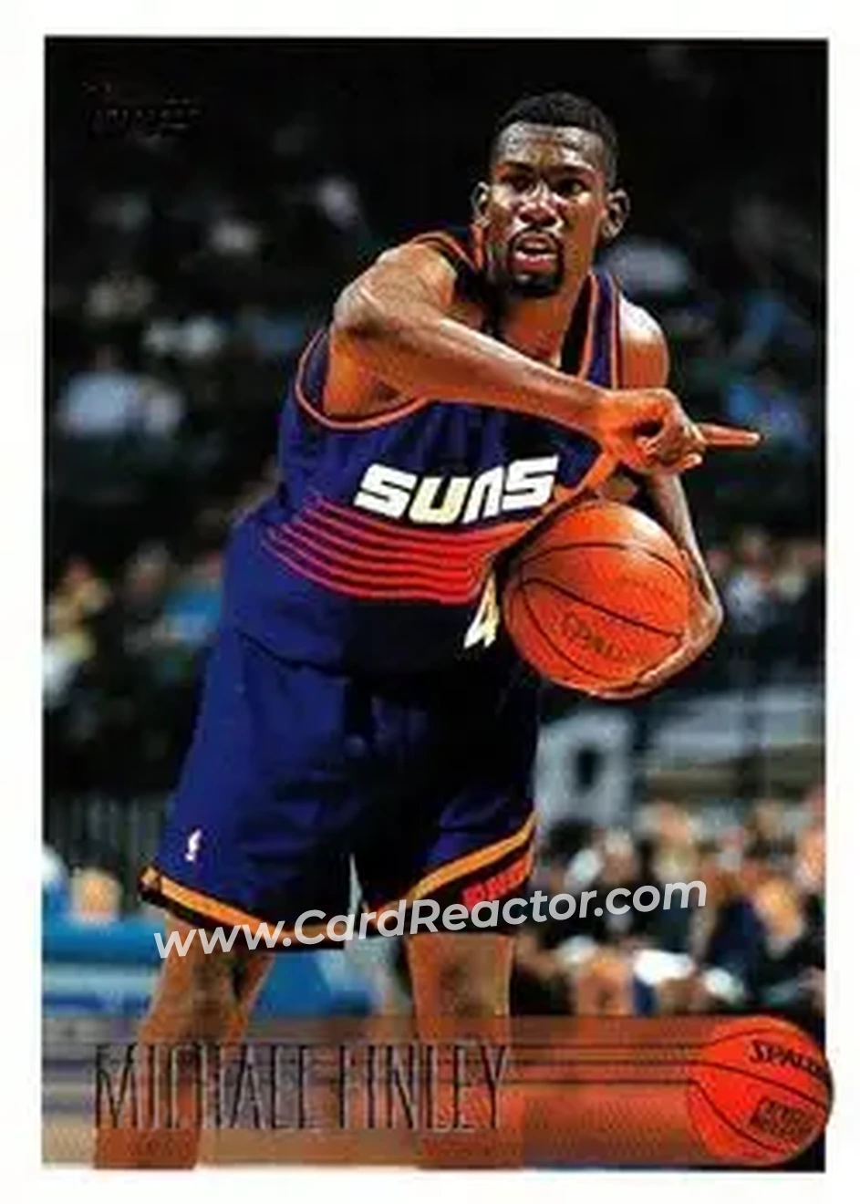 1996-97 Topps #101 - Michael Finley - Phoenix Suns - Front