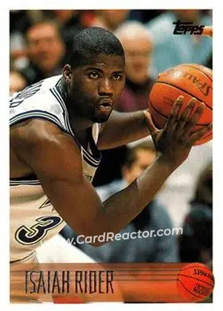 1996-97 Topps #102 - Isaiah Rider - Minnesota Timberwolves - Front