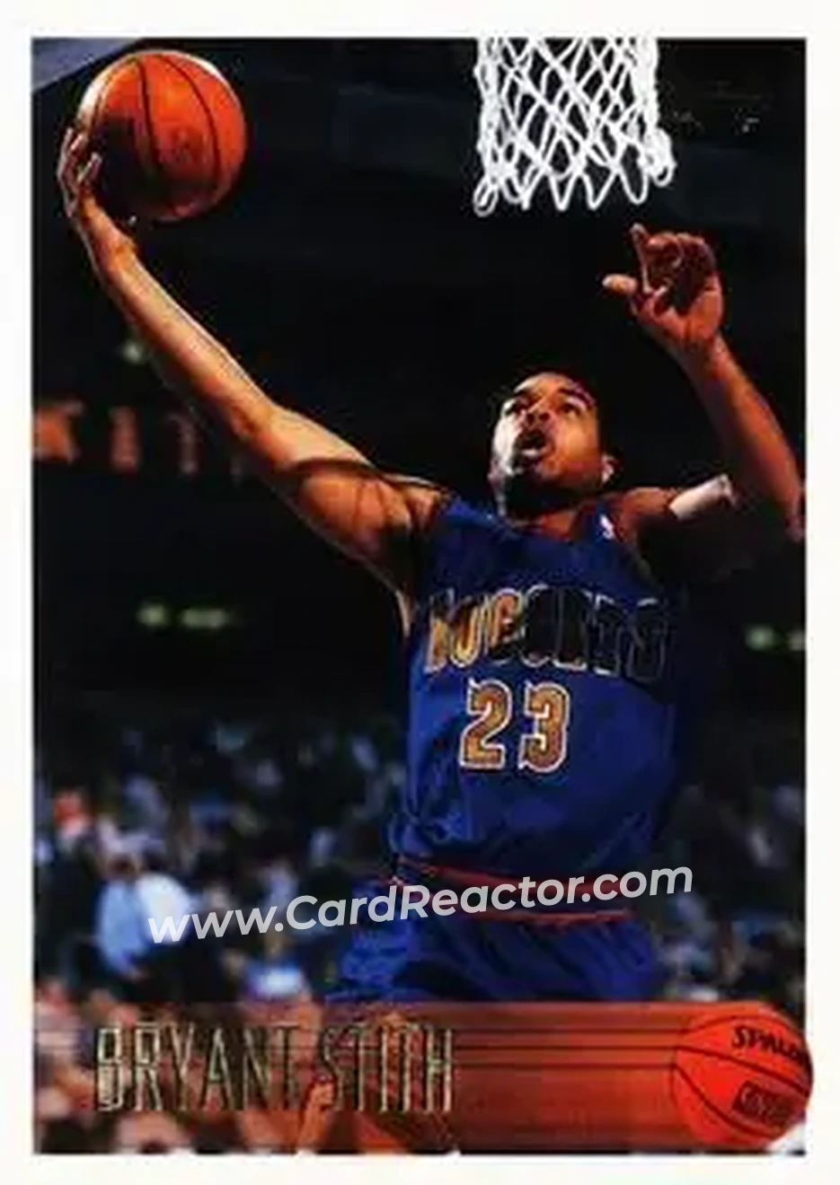 1996-97 Topps #103 - Bryant Stith - Denver Nuggets - Front