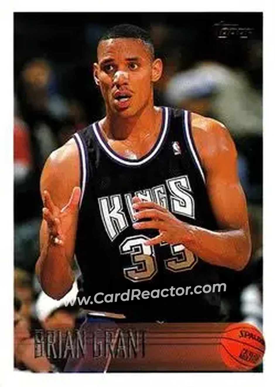 1996-97 Topps #106 - Brian Grant - Sacramento Kings - Front 1996-97 Topps #106 - Brian Grant - Sacramento Kings - Front