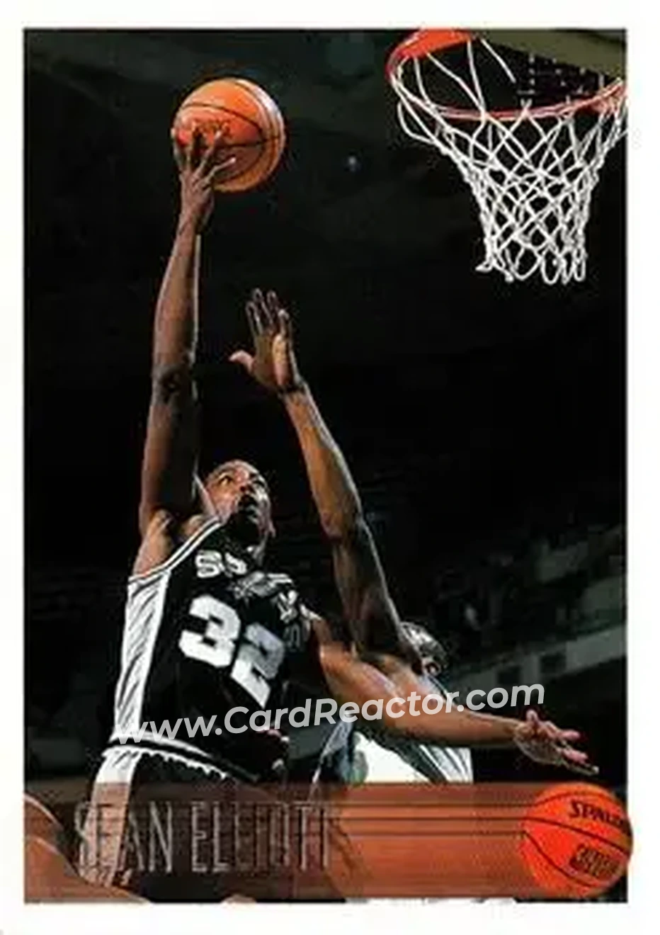 1996-97 Topps #107 - Sean Elliott - San Antonio Spurs - Front