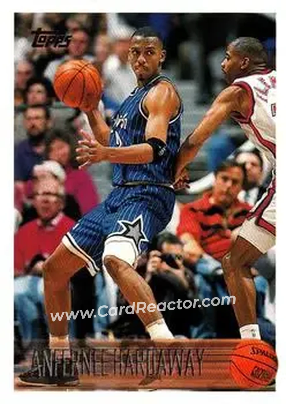 1996-97 Topps #110 - Anfernee Hardaway - Orlando Magic - Front