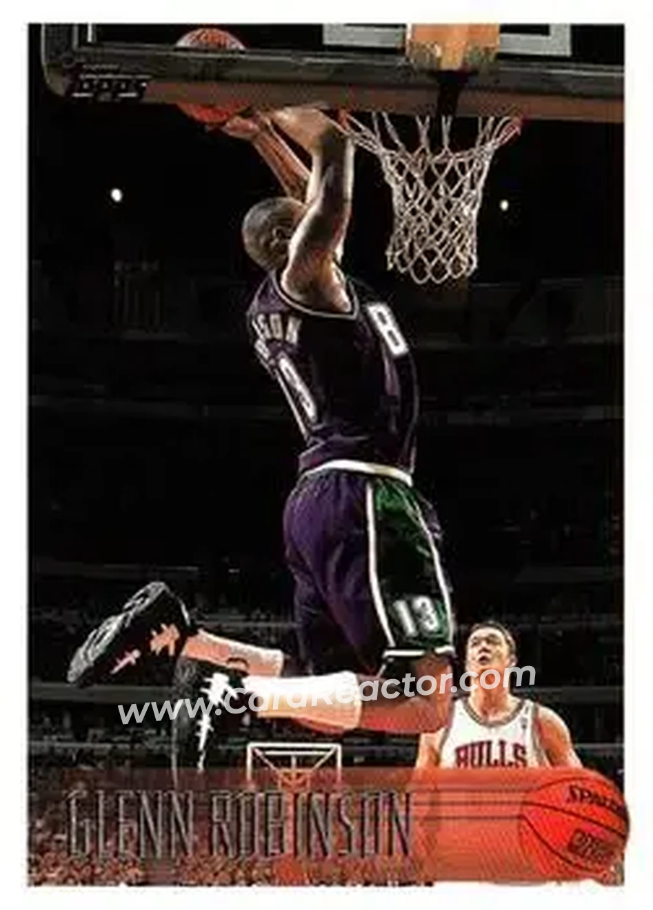 1996-97 Topps #122 - Glenn Robinson - Milwaukee Bucks - Front